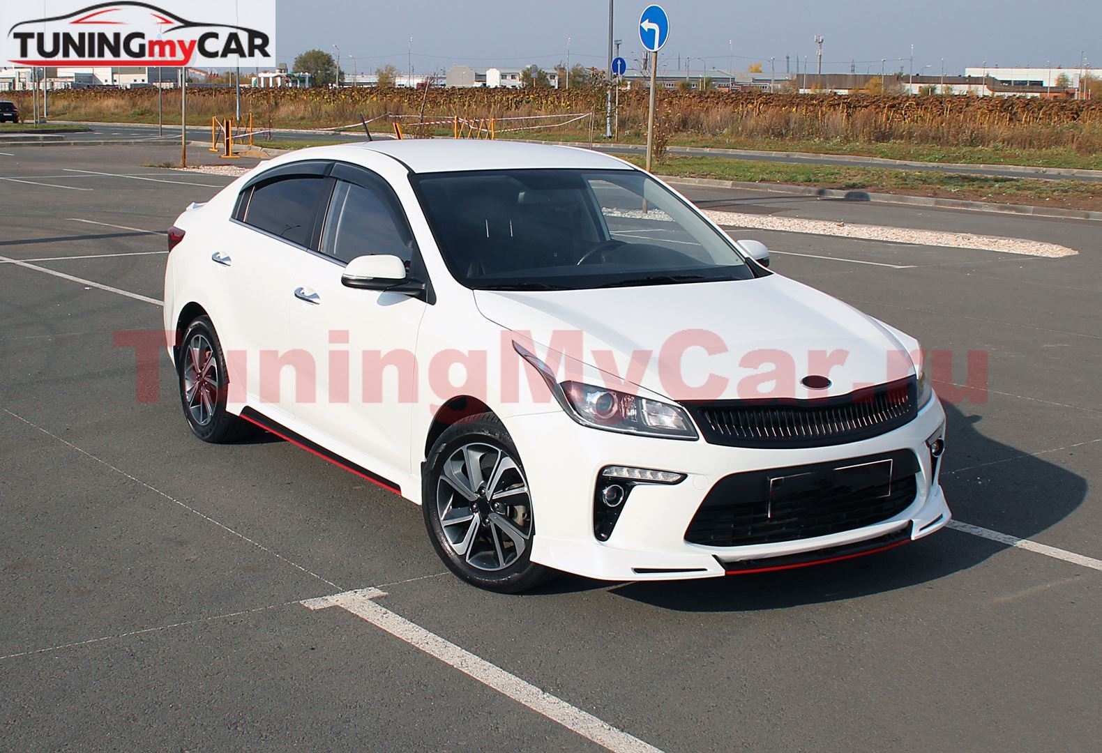 Клыки + средняя вставка между клыками Kia Rio 4