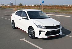 Клыки + средняя вставка между клыками Kia Rio 4