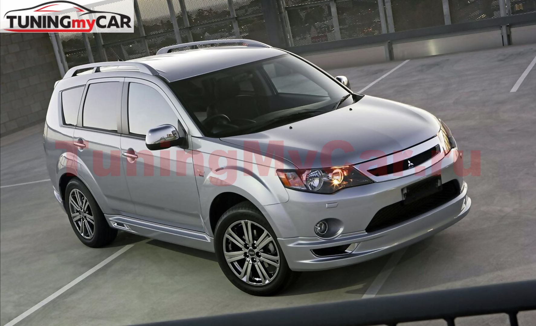 Решетка радиатора Mitsubishi Outlander XL 2006-2009