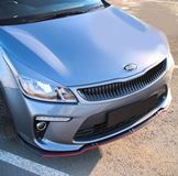 Сплиттер (губа) переднего бампера Sport Line для Kia Rio 4