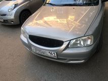 Решетка радиатора Hyundai Accent (плетенка) ЧЕРНЫЙ ЛАК