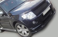 Решетка радиатора (маска) без центральной консоли Pajero 4 2006-2021