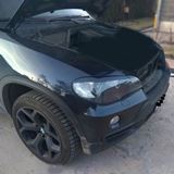 Накладки на фары (реснички) узкие для BMW X5 E70 2007 - 2013