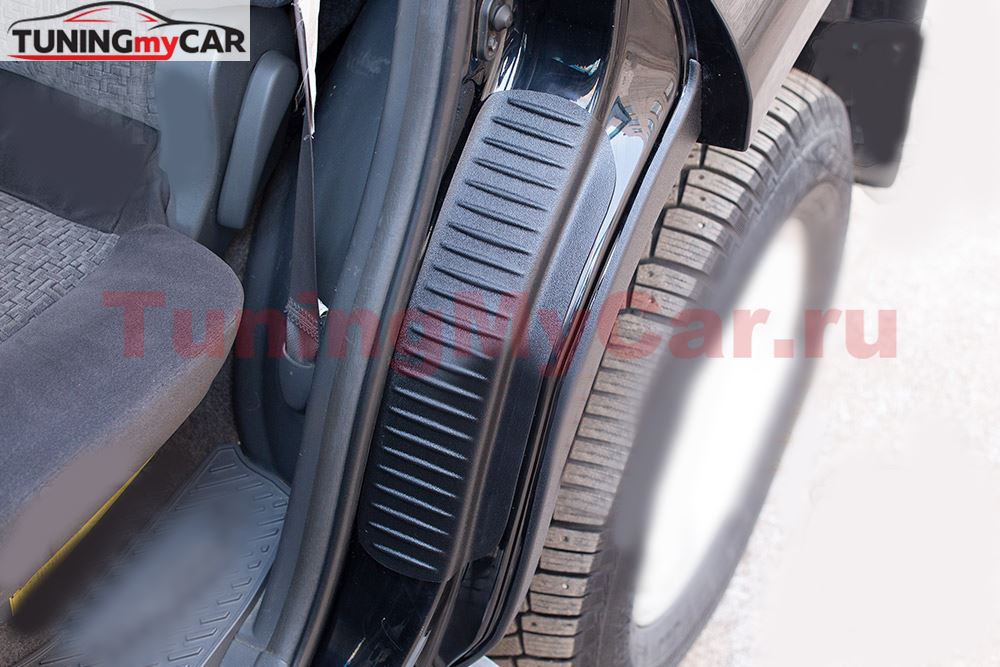 Накладки на внутренние части задних арок БЕЗ СКОТЧА Toyota LC Prado 120 2003-2009