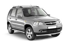 Рейлинги с поперечинами проф.1,35 (Серебристый муар)  "Усиленные" CHEVROLET Niva 2002-2020 / LADA Niva 2020- / LADA NIVA Travel 2021-