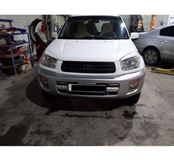 Реснички на фары для Toyota Rav4 ACA20 рестайлинг 2003-2005