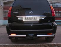 Защита заднего бампера D76 для Lexus GX470 2002-2009