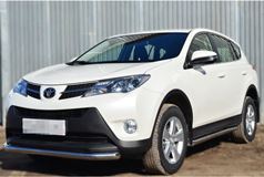 Защита переднего бампера D63 (секции) для Toyota Rav4 2013-2015