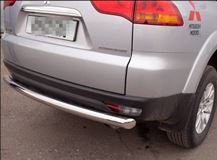 Защита заднего бампера D76 для Mitsubishi Pajero Sport 2010-2012