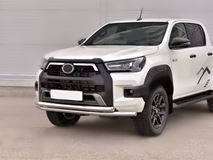 Защита переднего бампера d63 секции-d63 секции для Toyota Hilux Black Onyx 2020-