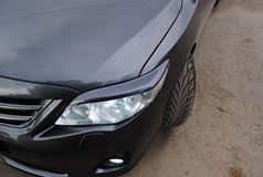 Реснички на фары для Toyota Corolla 2010-2013
