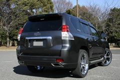Бампер задний в стиле ELFORD для Land Cruiser Prado J150 (2009-2013) (НЕ укомплектован насадками)