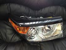 Накладки на фары (реснички) для Toyota Land Cruiser 200 2012-2015