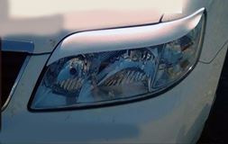 Реснички на фары для Toyota Corolla (правый руль) NZE121 2рестайлинг 2004-2006