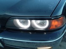 Накладки на передние фары (реснички) для BMW 5 (E39) 2001-2004