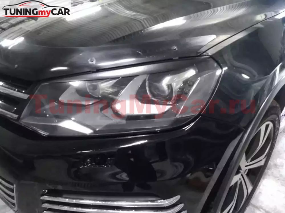 Накладки на фары Volkswagen Touareg 2010-2014