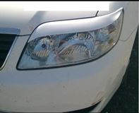 Реснички на фары для Toyota Corolla (правый руль) NZE121 2рестайлинг 2004-2006