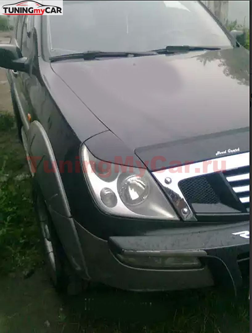 Реснички на фары для Ssang Yong Rexton 2001-2006