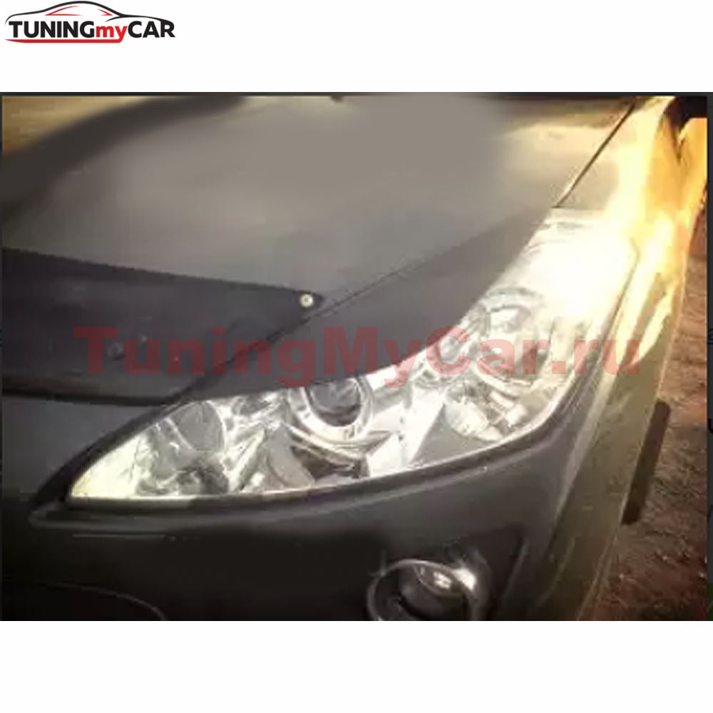 Реснички на фары для Peugeot 4007 2007-2012