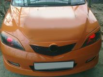 Реснички на фары для Mazda 2 2002-2007, Mazda Demio 2002-2005