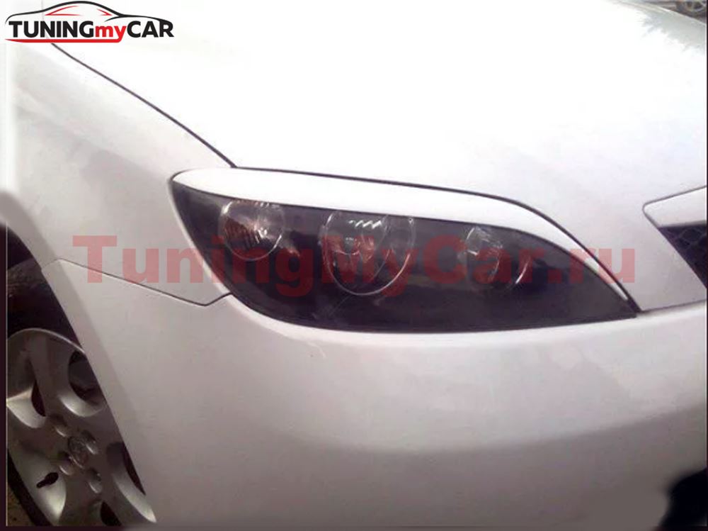 Реснички на фары для Mazda 2 2002-2007, Mazda Demio 2002-2005