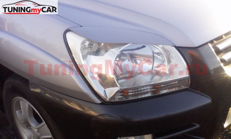 Реснички на фары для Kia Sportage 2004-2010