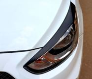 Накладки на фары (реснички) Hyundai Solaris 2011 - 2014