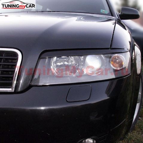 Реснички на фары для Audi A4 B6 2000-2004