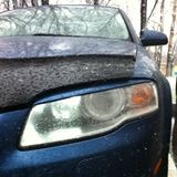 Реснички на фары для Audi A4 2004-