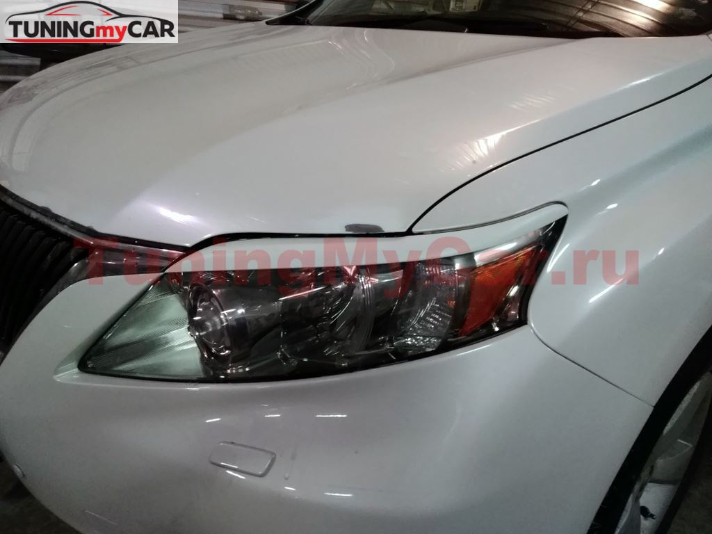 Реснички на фары для Lexus RX270 RX350 RX450h 2009-2015