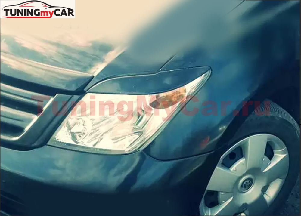 Реснички на фары для Toyota Ist NCP60 2002-2007