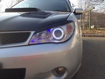 Реснички на фары для Subaru Impreza GD 2005-2007