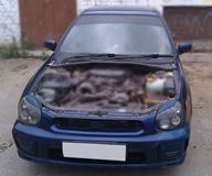 Реснички на фары для Subaru Impreza 2000-2002