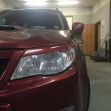 Реснички на фары для Subaru Forester 2008-