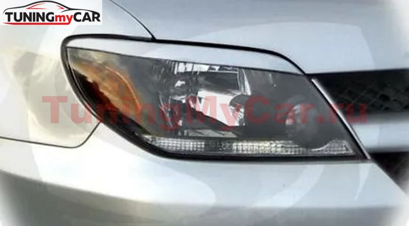 Реснички на фары MITSUBISHI OUTLANDER 2003-2006