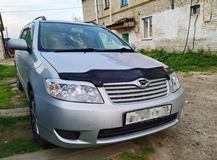 Реснички на фары для Toyota Corolla (правый руль) NZE121 2рестайлинг 2004-2006