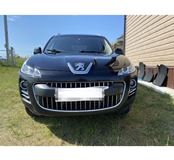 Реснички на фары для Peugeot 4007 2007-2012