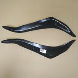 Накладки на передние фары (реснички) Toyota LC Prado 150 2009-2013