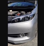 Реснички на фары Toyota Wish XE20 2009-2017