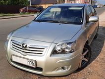 Реснички на фары для Toyota Avensis AZT 250 2006-2009 рестайлинг