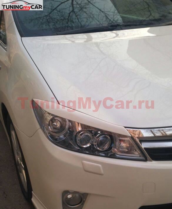 Реснички на фары Toyota Sai 2009-2013 K10