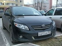 Реснички на фары для Toyota Corolla E150 2006- 2010