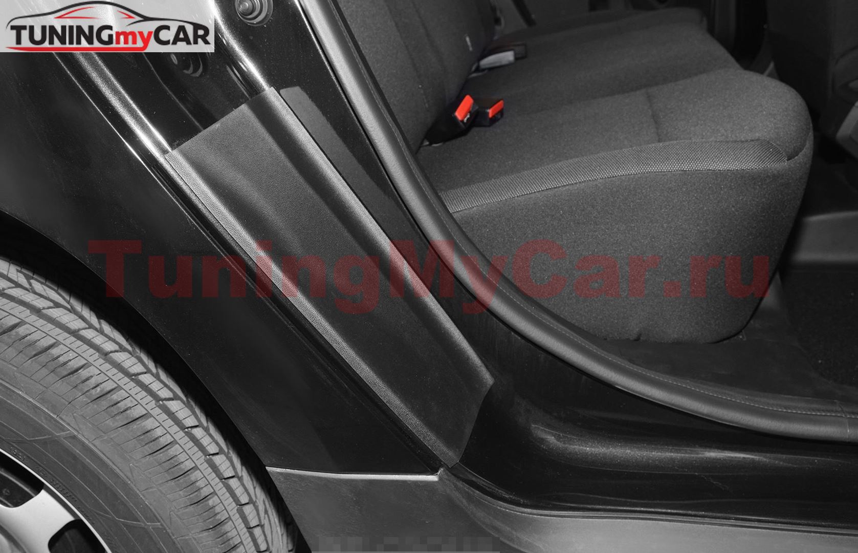 Накладки на внутренние части задних арок Renault Duster с 2021