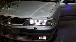 Реснички на фары для Nissan Sunny B15 1998-2004