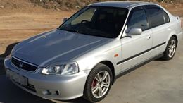 Реснички на фары для Honda Civic EK3 1998-2000 рестайлинг