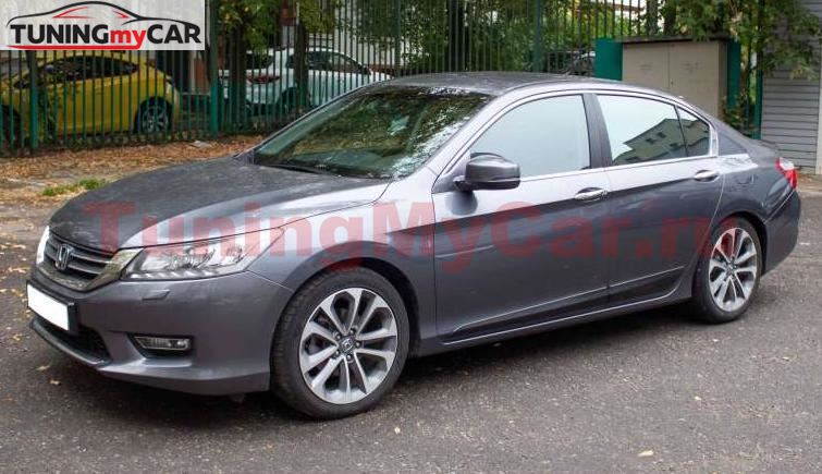 Молдинги на двери Honda Accord IX 2012-2015 (седан) ШАГРЕНЬ