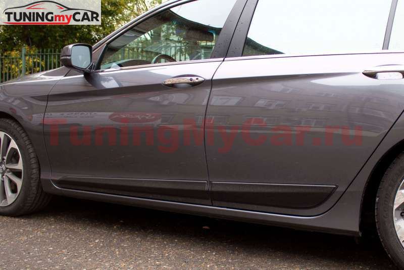 Молдинги на двери Honda Accord IX 2012-2015 (седан) ПОД ПОКРАСКУ