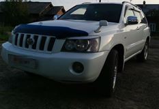 Реснички на фары для Toyota Kluger V ACU20W 2000-2007