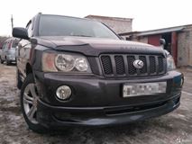 Реснички на фары для Toyota Kluger V ACU20W 2000-2007