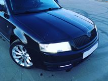 Реснички на фары для Skoda Superb 2001-2008